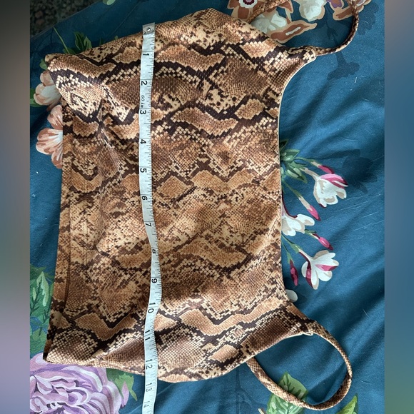 Carbon38 sandstone snakeskin python print bralette and leggings sz S - Picture 6 of 7